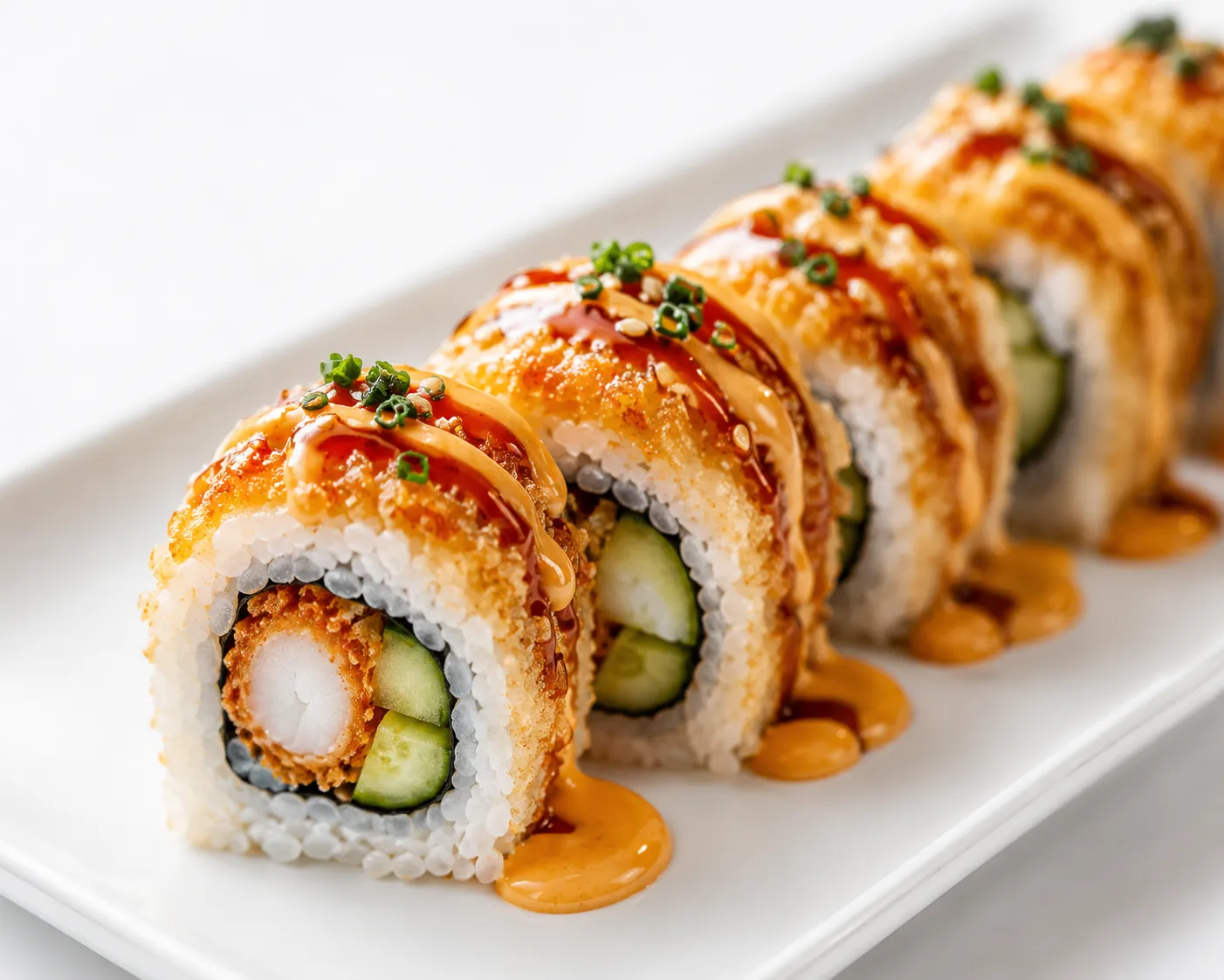 Dynamite roll at Sushi Maru in Winnipeg, MB